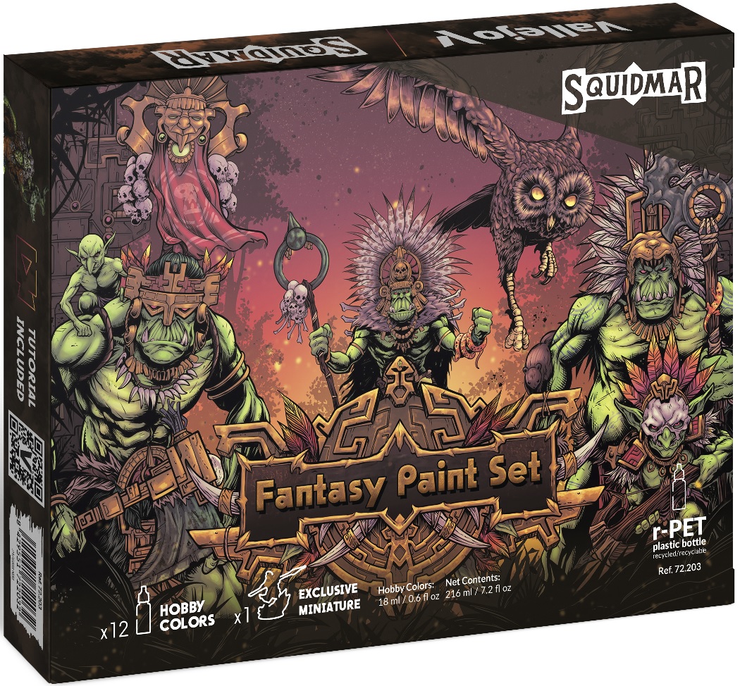 Vallejo Squidmar Fantasy Paint Set 