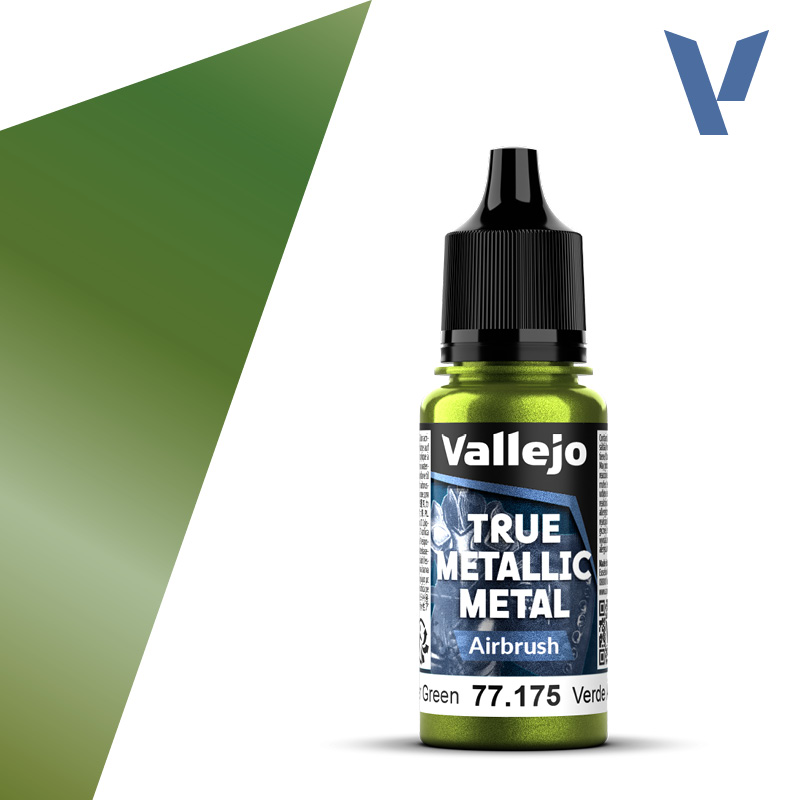 Vallejo True Metallic Metal: Airbrush- Amber Green 