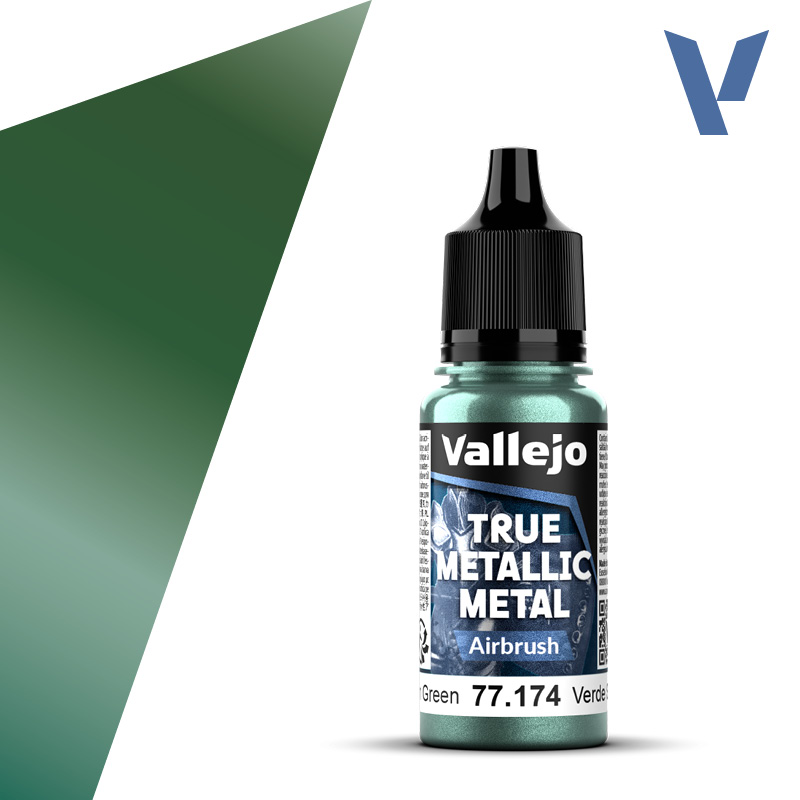 Vallejo True Metallic Metal: Airbrush- Dusken Green 