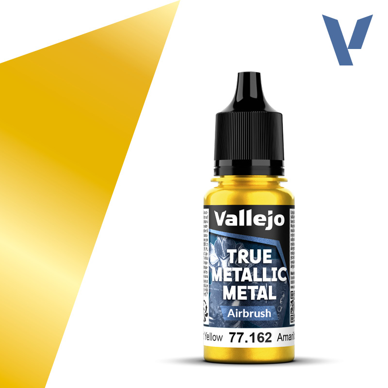 Vallejo True Metallic Metal: Airbrush- Radiant Yellow 
