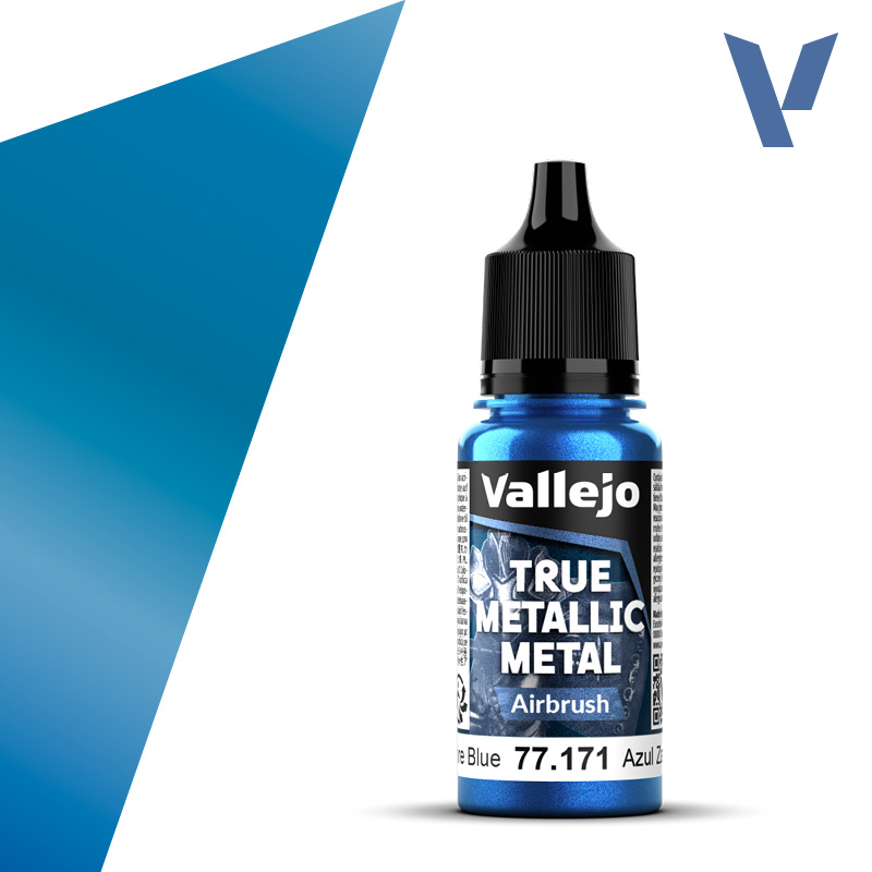 Vallejo True Metallic Metal: Airbrush- Sapphire Blue 
