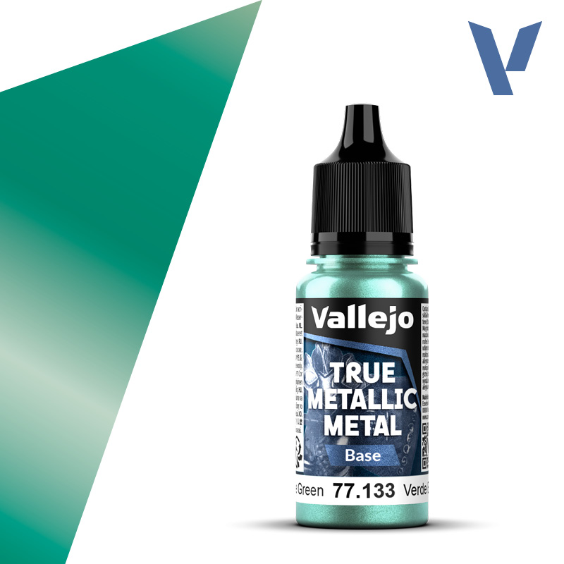 Vallejo True Metallic Metal: Base- Beetle Green 