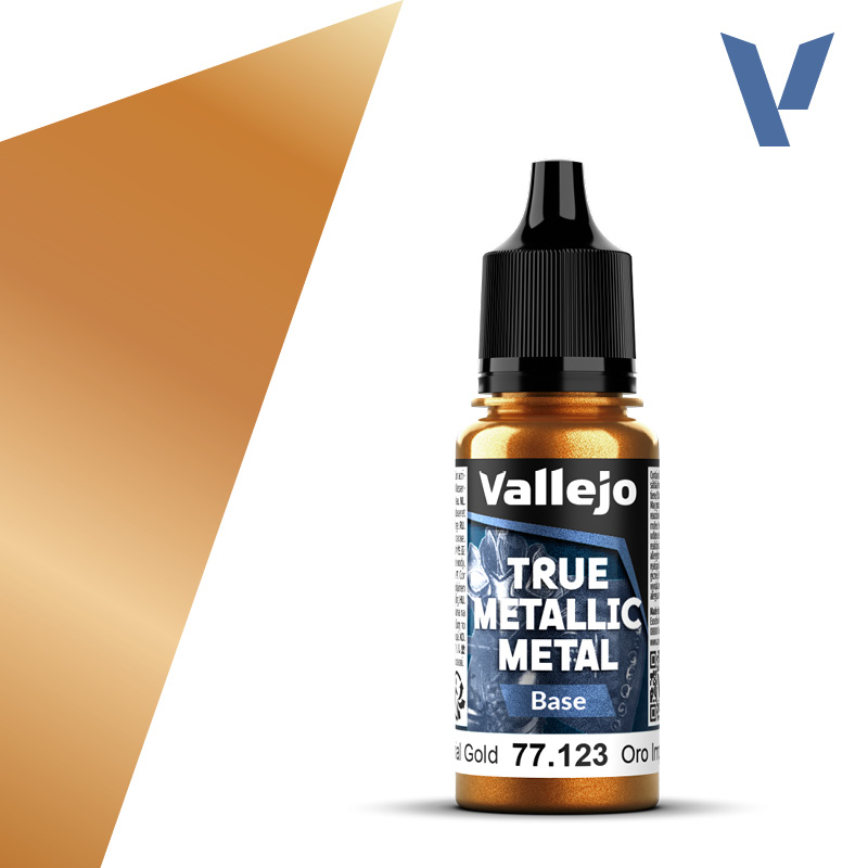 Vallejo True Metallic Metal: Base- Imperial Gold 