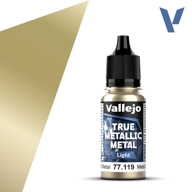 Vallejo True Metallic Metal: Light- Aged Metal 