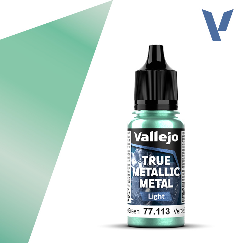 Vallejo True Metallic Metal: Light- Beetle Green 