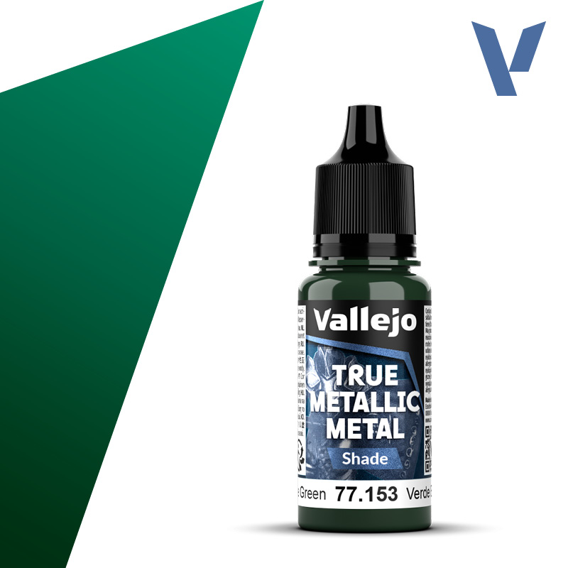 Vallejo True Metallic Metal: Shade- Beetle Green 