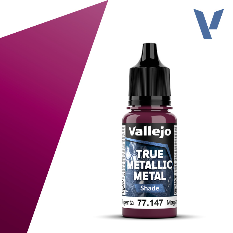 Vallejo True Metallic Metal: Shade- Crimson Magenta 