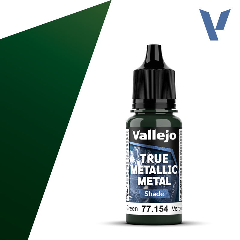 Vallejo True Metallic Metal: Shade- Dusken Green 