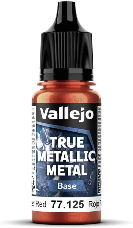Vallejo True Metallic Metal: Shade: Forged Red 
