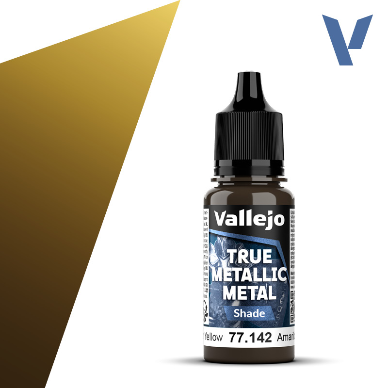 Vallejo True Metallic Metal: Shade- Radiant Yellow 