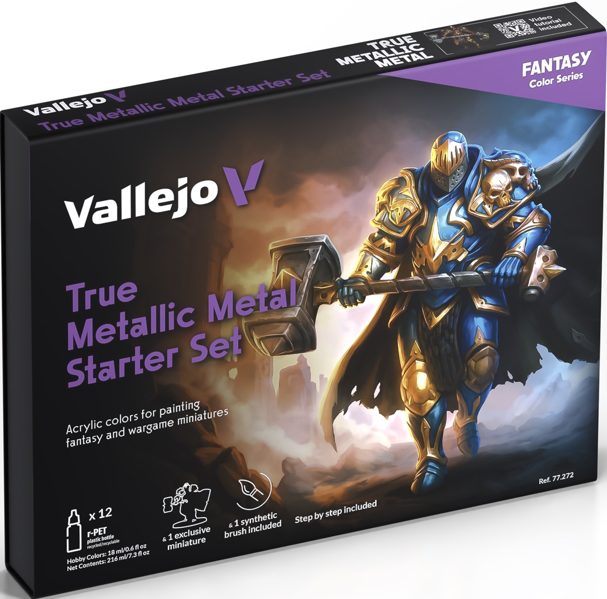 Vallejo True Metallic Metal: Starter Set 