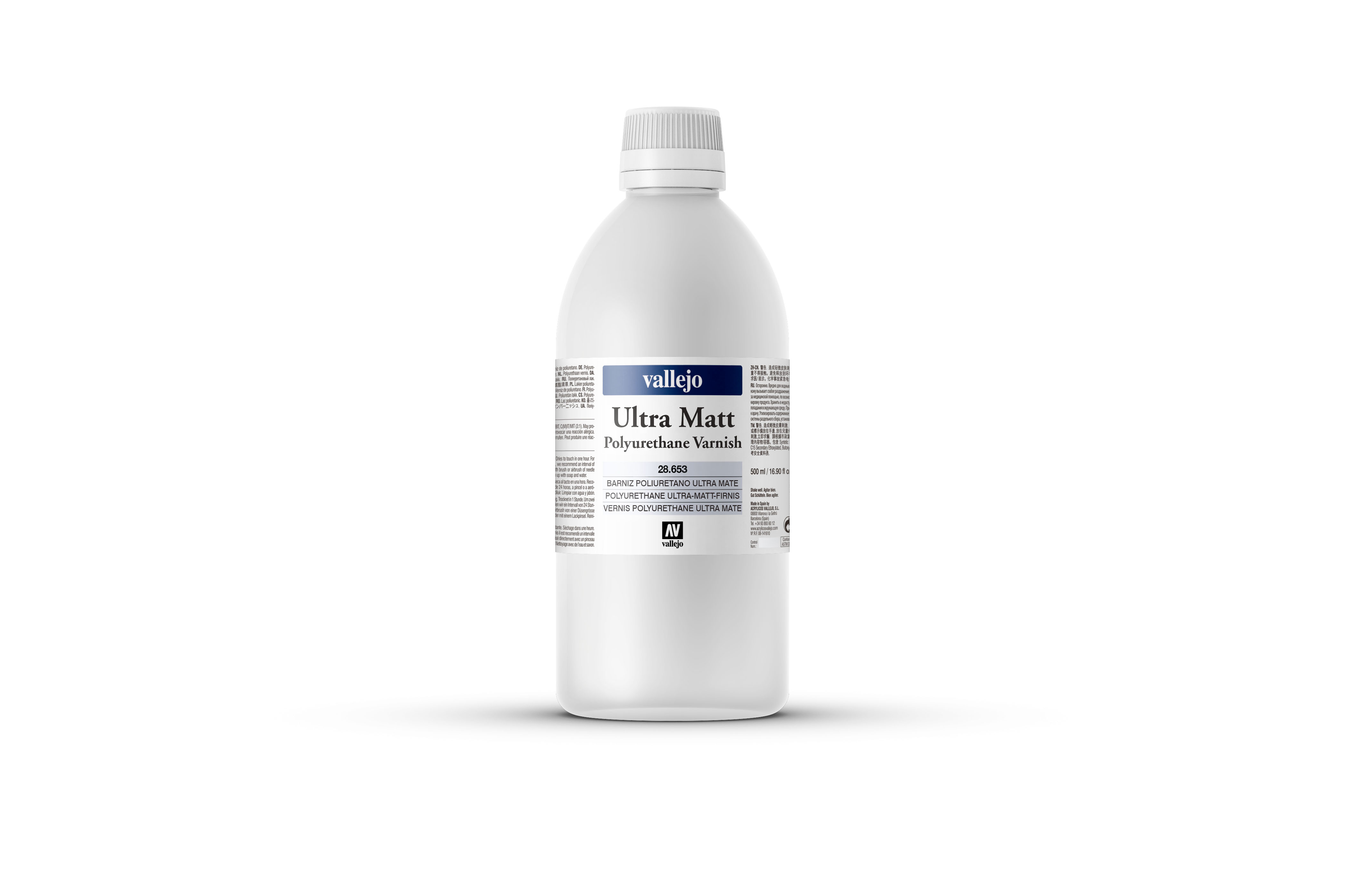Vallejo: Ultra Matt Polyurethane Varnish (500ml) 