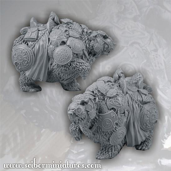 Scibor Monstrous Miniatures: War Bear #4 