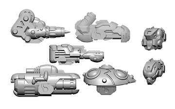 Warcaster: Aeternus Continuum: Scourge B Weapon Pack 