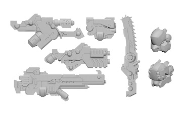 Warcaster: Marcher Worlds: Dusk Wolf A Weapon Pack 