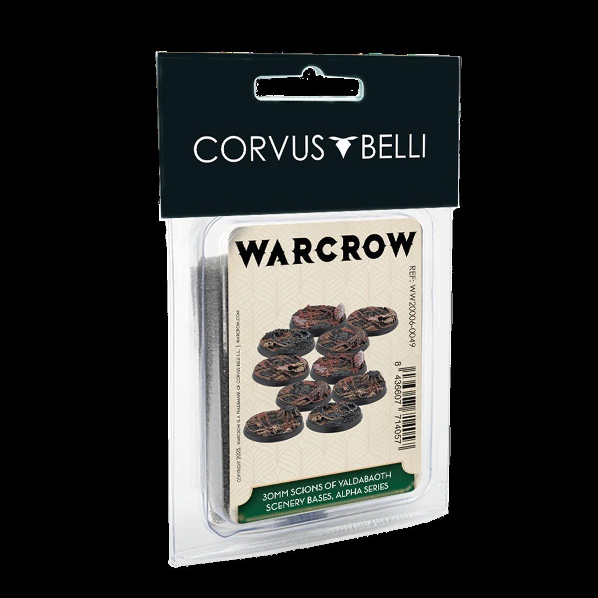 Warcrow: Scenery Bases Alpha Series- Scions of Yaldabaoth 30mm 