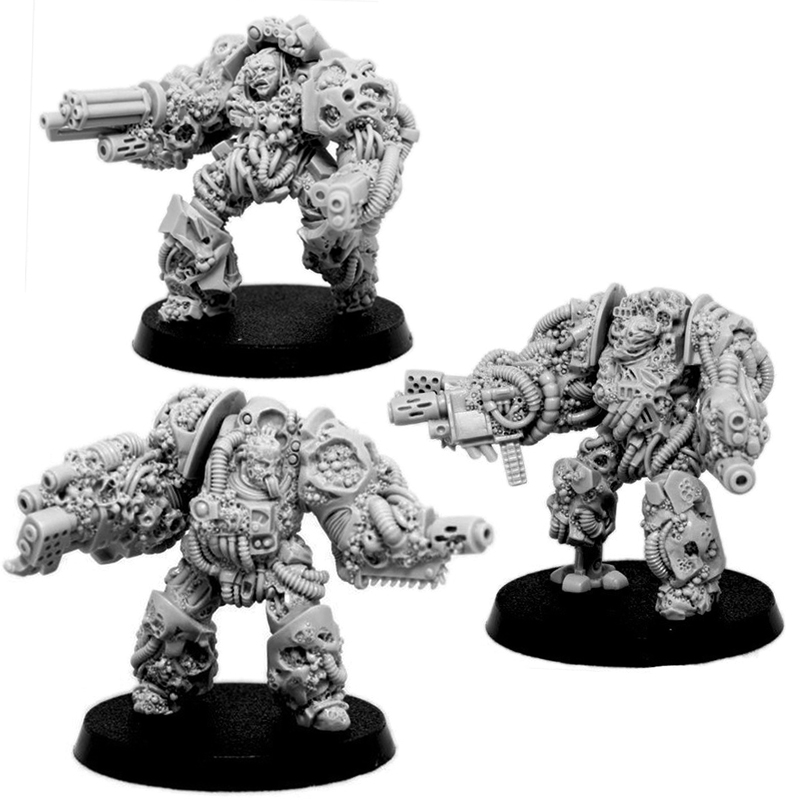 Wargame Exclusive: Chaos: OBLITERATED WARRIOR MUTANT PACK (3U) 
