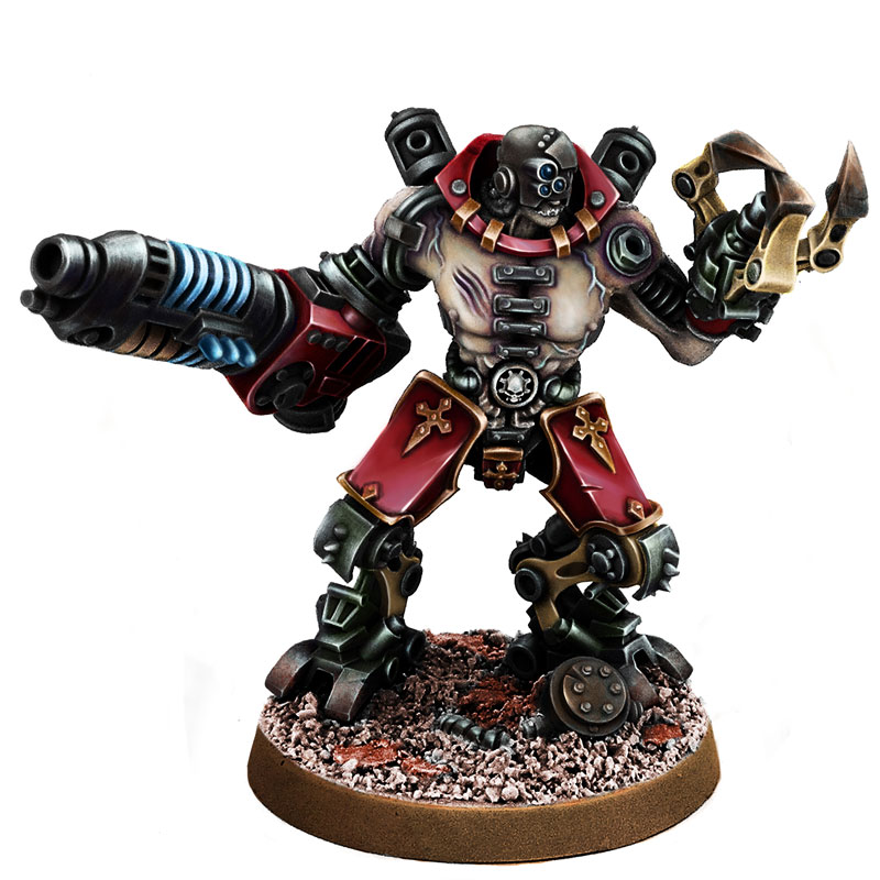 Wargame Exclusive: Mechanic Adepts: KATATON BATTLE SERVITOR WITH PLASMA CANNON 
