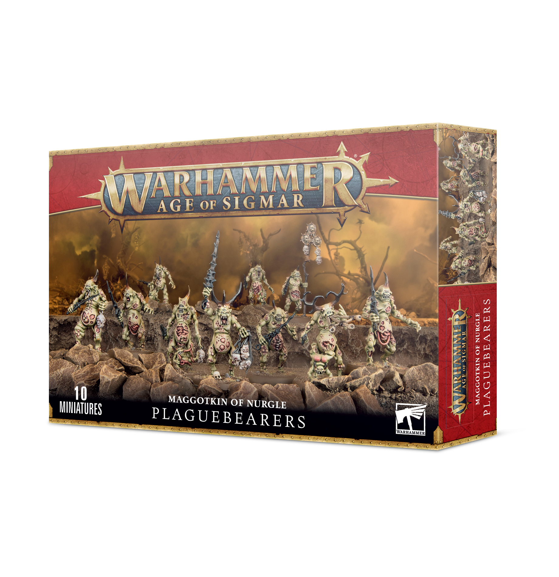 Warhammer: 40,000/ Age Of Sigmar: Maggotkin of Nurgle: Plaguebearers 