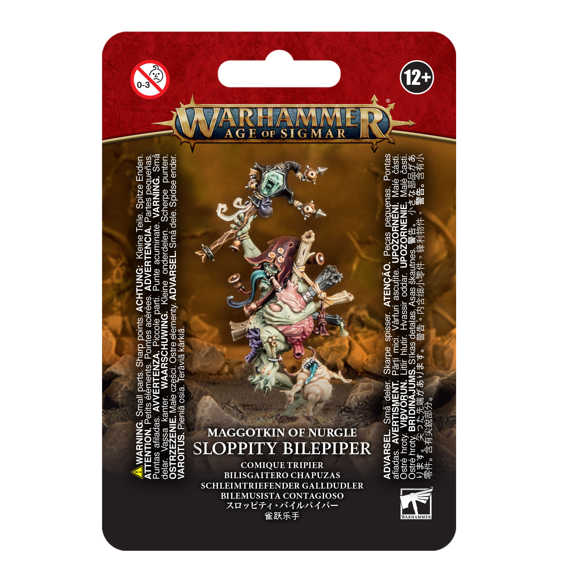 Warhammer 40,000/ Age Of Sigmar: Daemons of Nurgle: Sloppity Bilepiper 