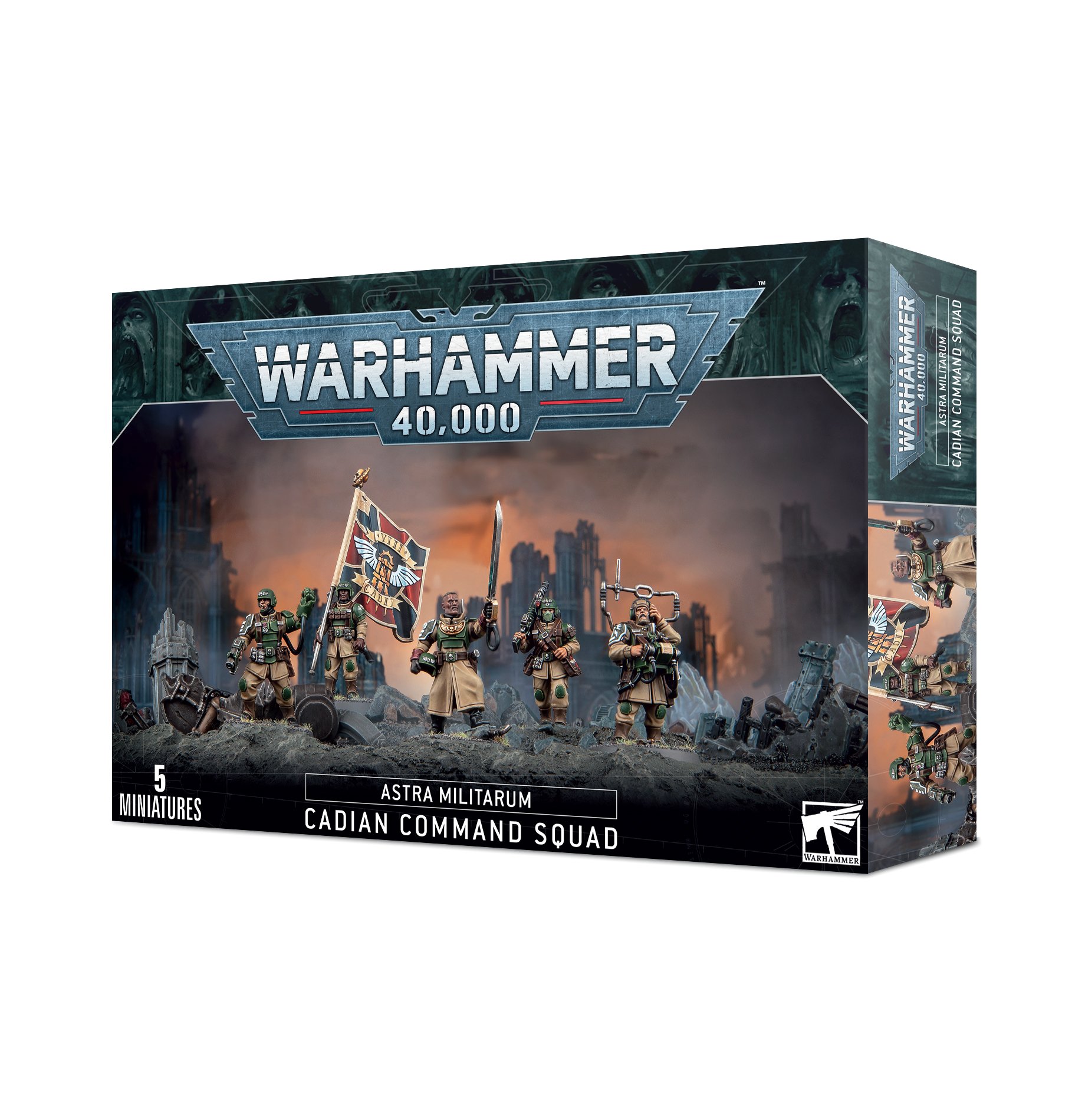 Warhammer 40,000: Astra Militarum: Cadian Command Squad  