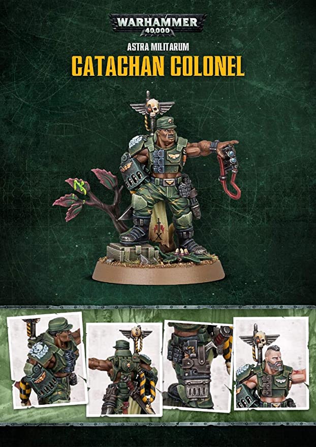Warhammer 40,000: Astra Militarum: Catachan Colonel (Store Anniversary Miniature) 