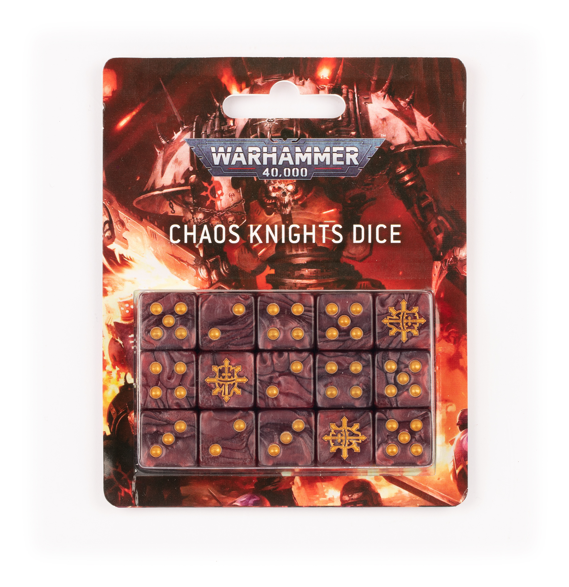 Warhammer 40,000: Chaos Knight Dice 