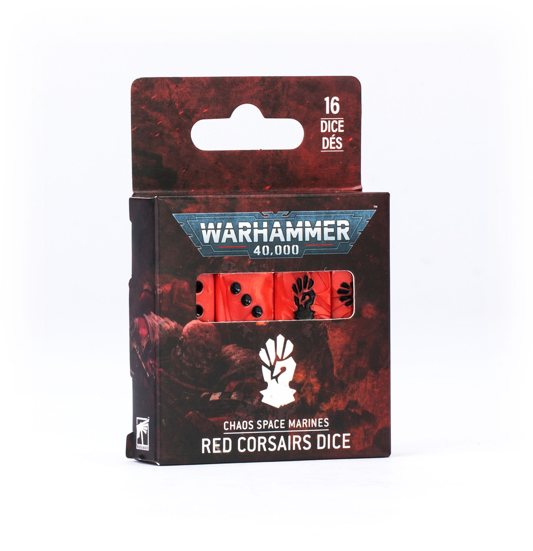 Warhammer 40,000: Chaos Space Marines: Red Corsairs Dice 