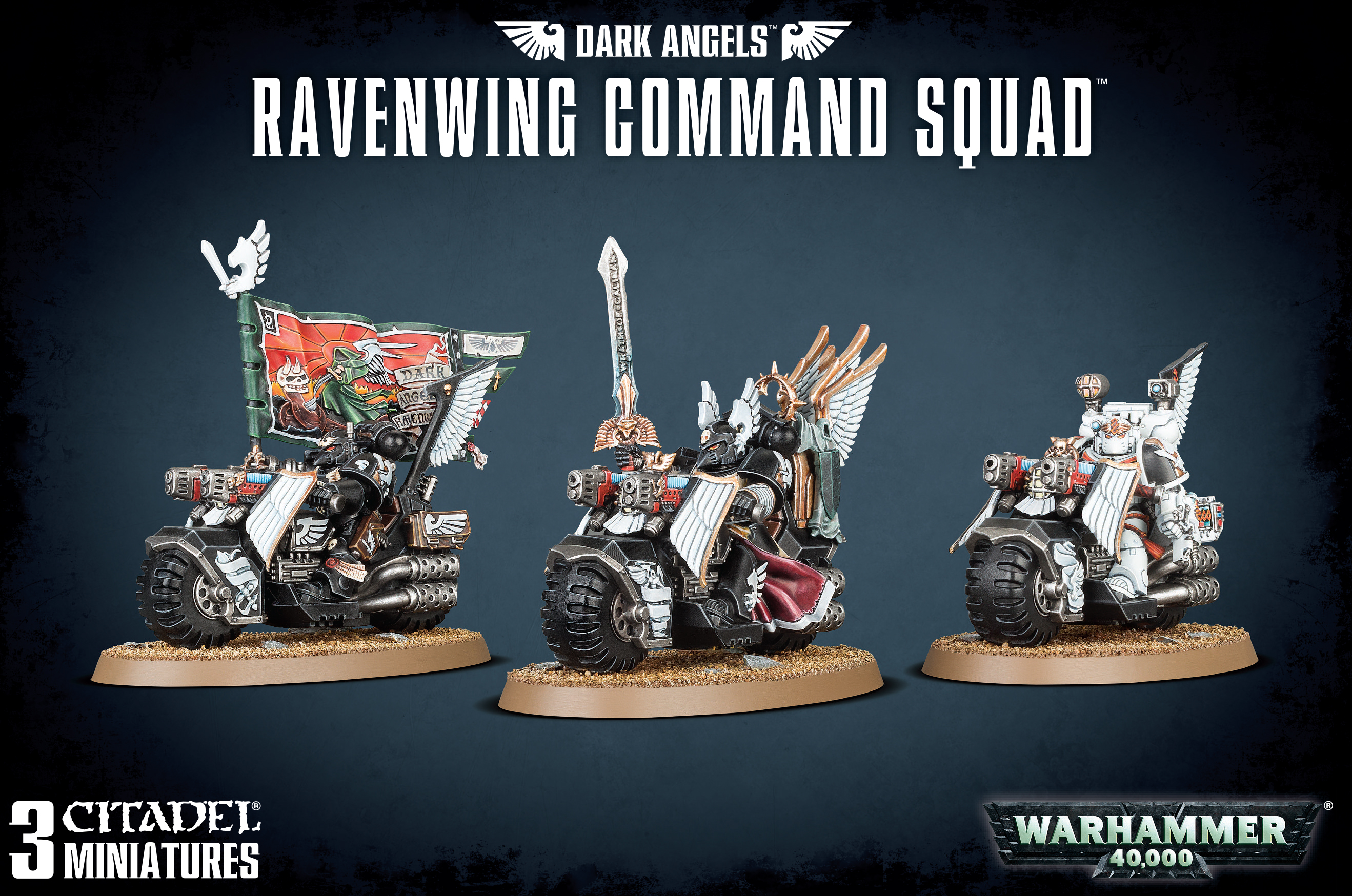 Warhammer 40,000: Dark Angels: Ravenwing Command Squad/ Ravenwing Black Knights 