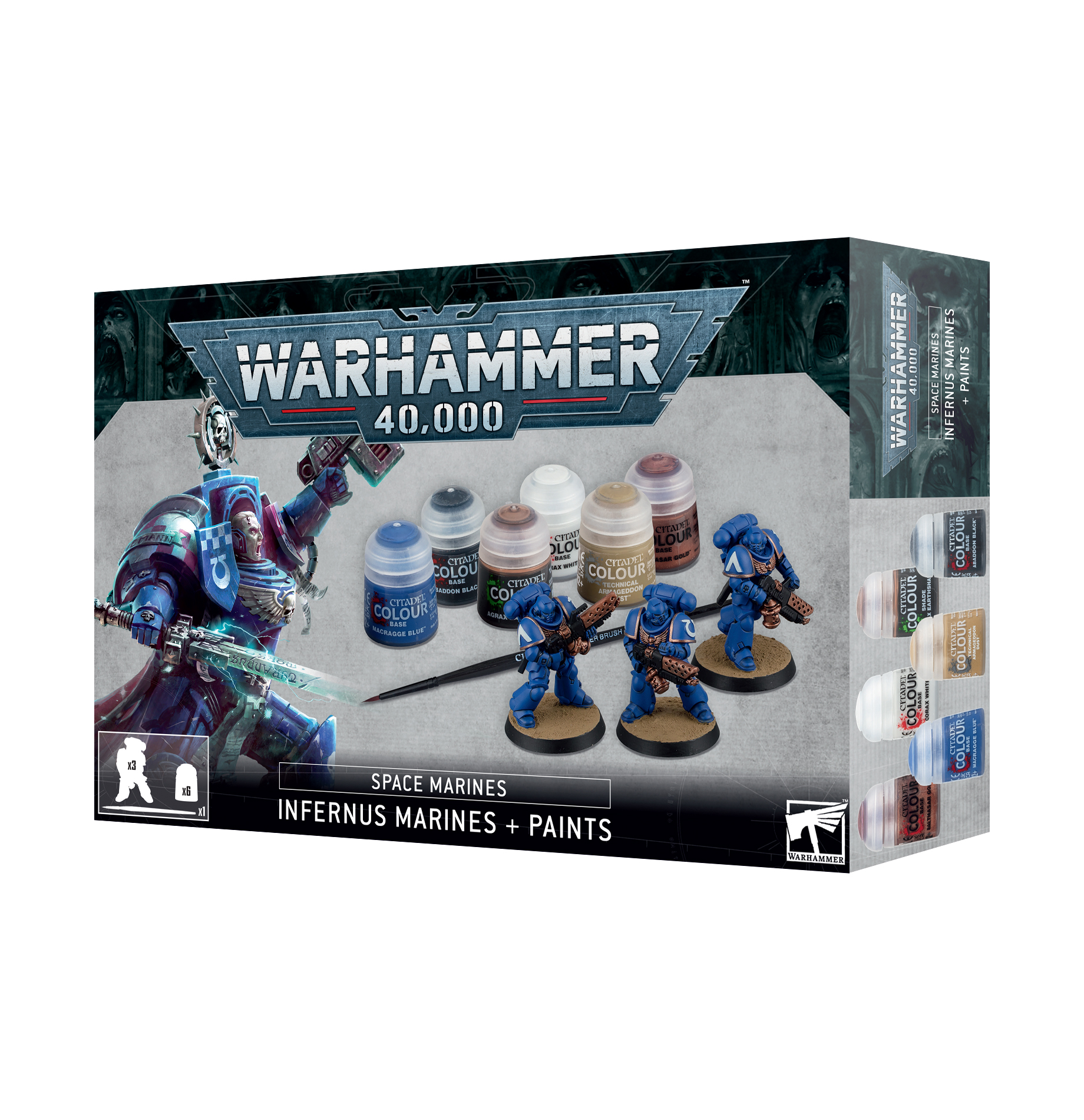 Warhammer 40,000: Infernus Marines Paint Set 