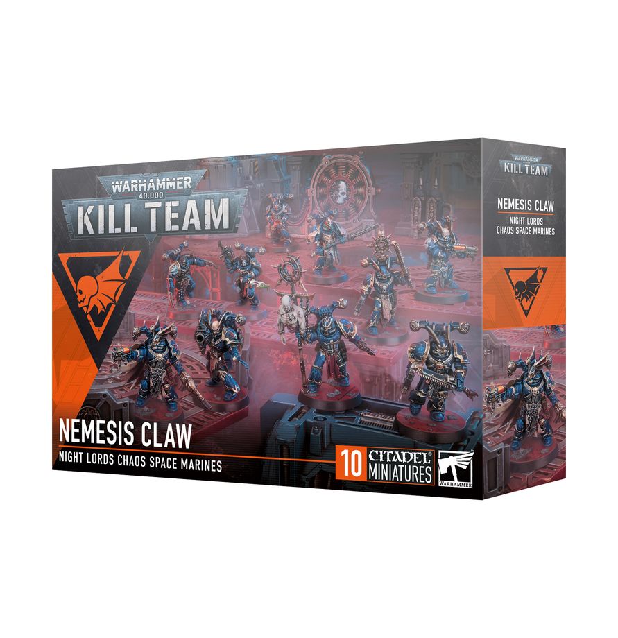 Warhammer 40,000: Kill Team: Nemesis Claw: Night Lords Chaos Space Marines 