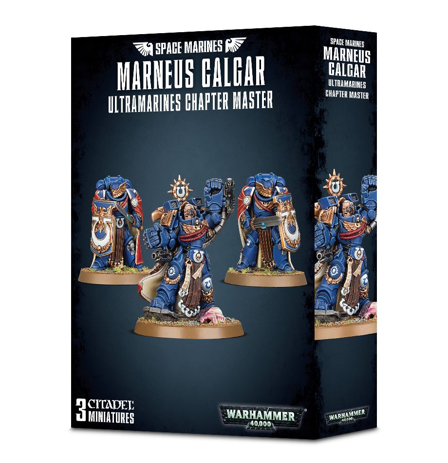 Warhammer 40,000: Space Marines: Ultramarines: Marneus Calgar with Victrix Honour Guard 