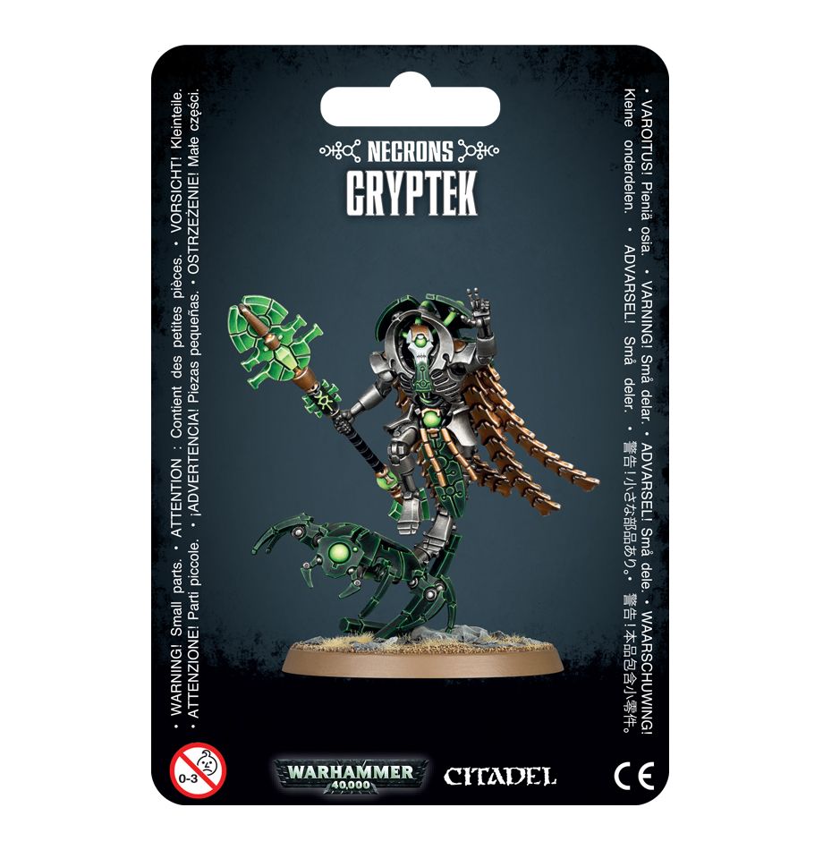 Warhammer 40,000: Necrons: Cryptek (Staff of light and Canoptek cloak) 