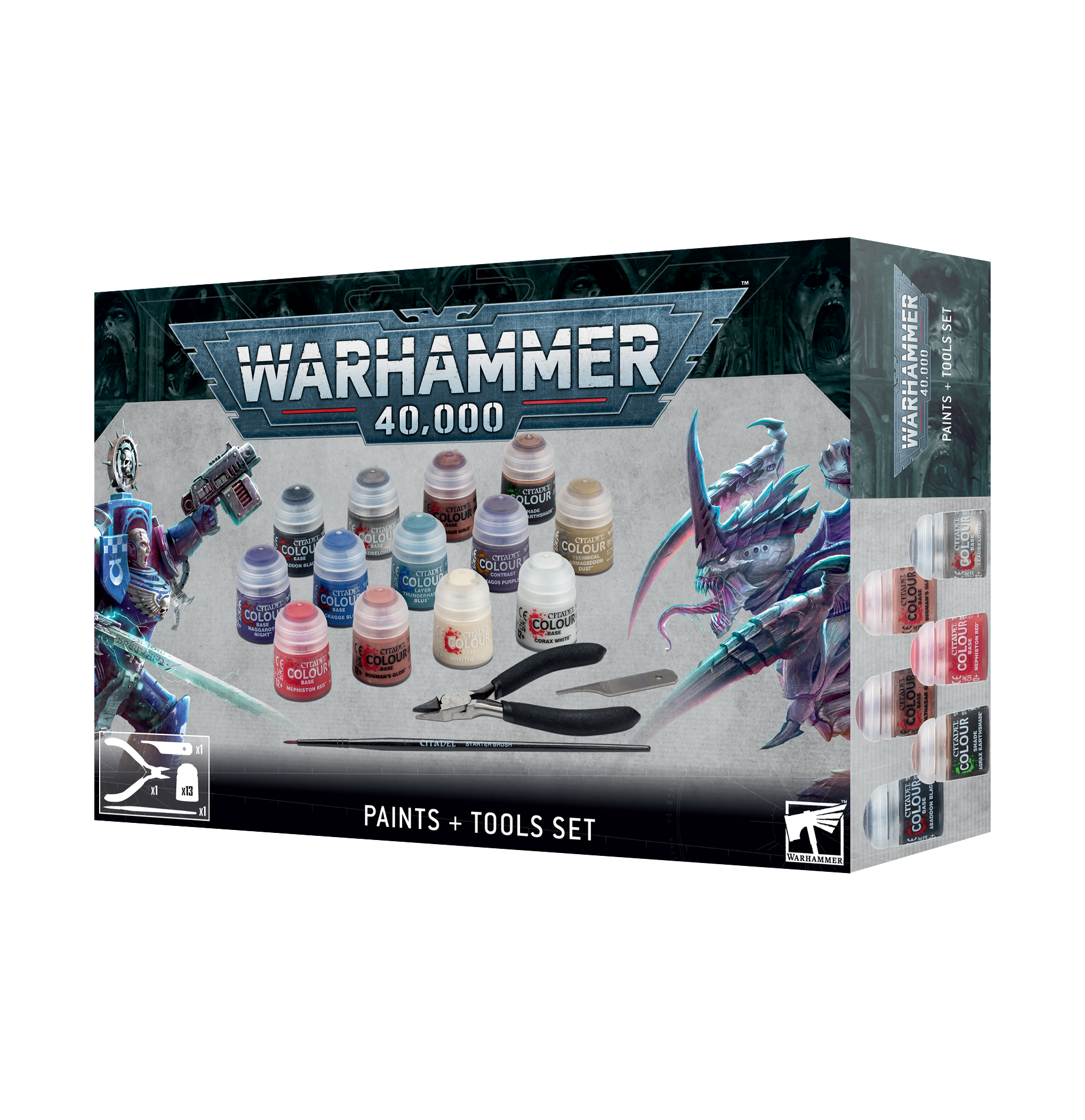 Warhammer 40,000: Paint and Tools Set 