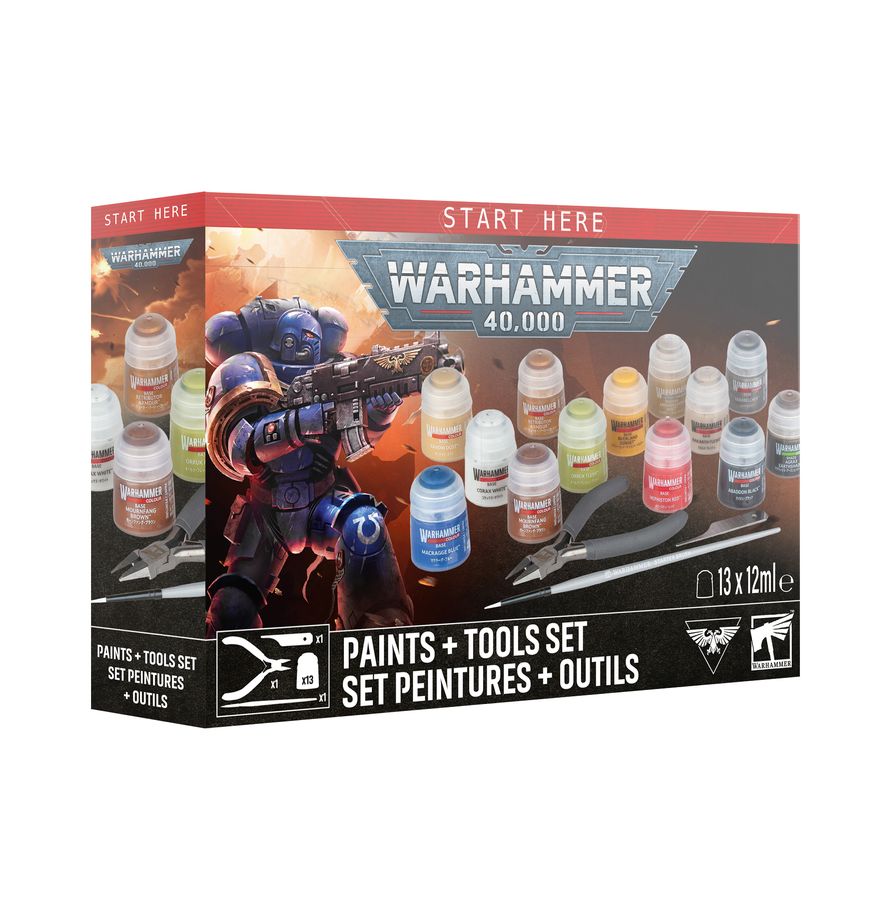 Warhammer 40,000: Paints + Tools (July 25th) 