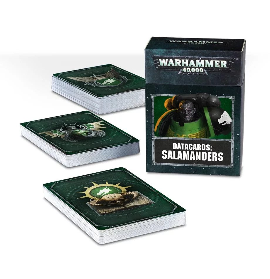 Warhammer 40,000: Space Marines: Datacards: Salamanders 