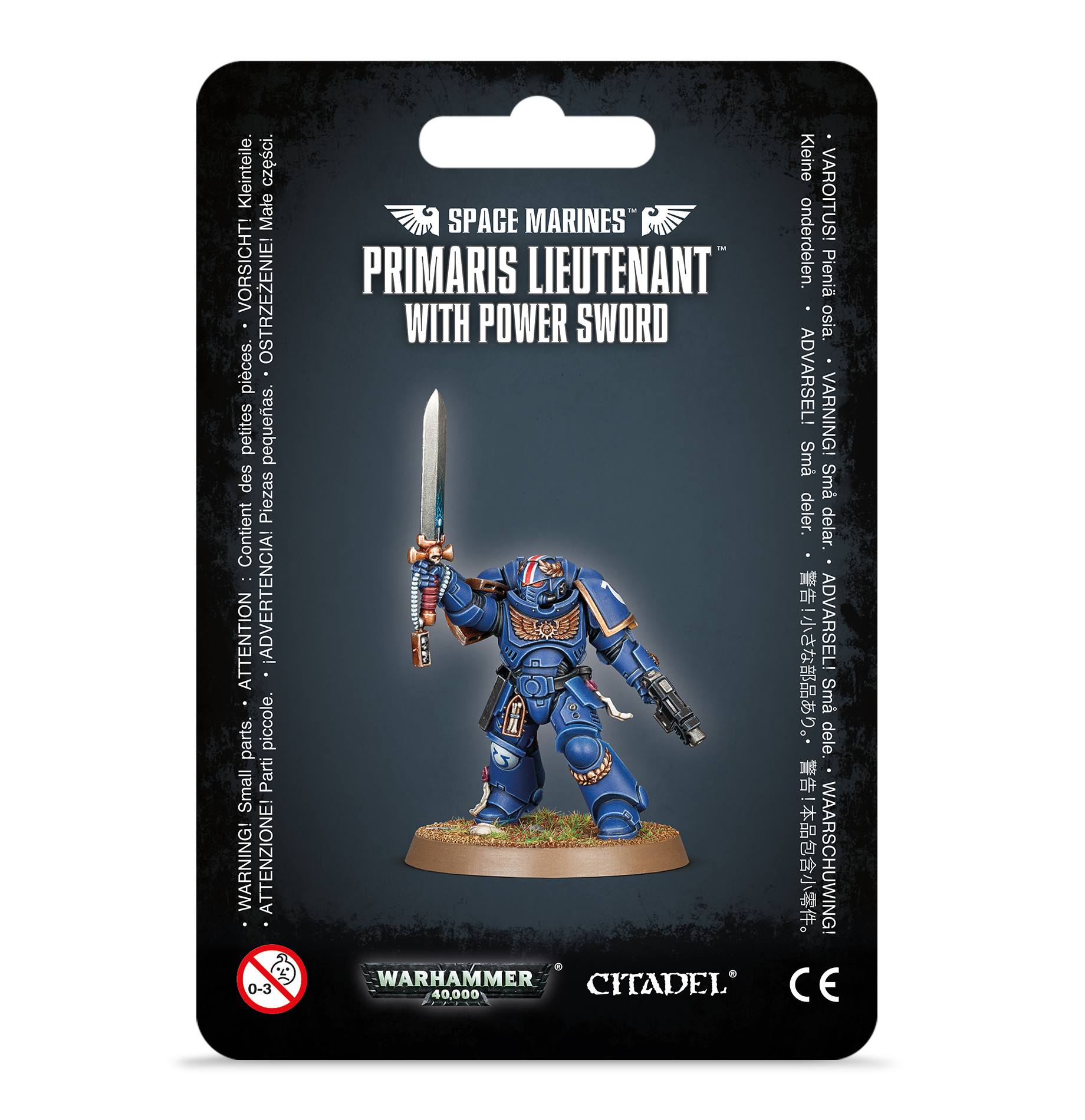 Warhammer 40,000: Space Marines: Primaris Lieutenant with Power Sword 