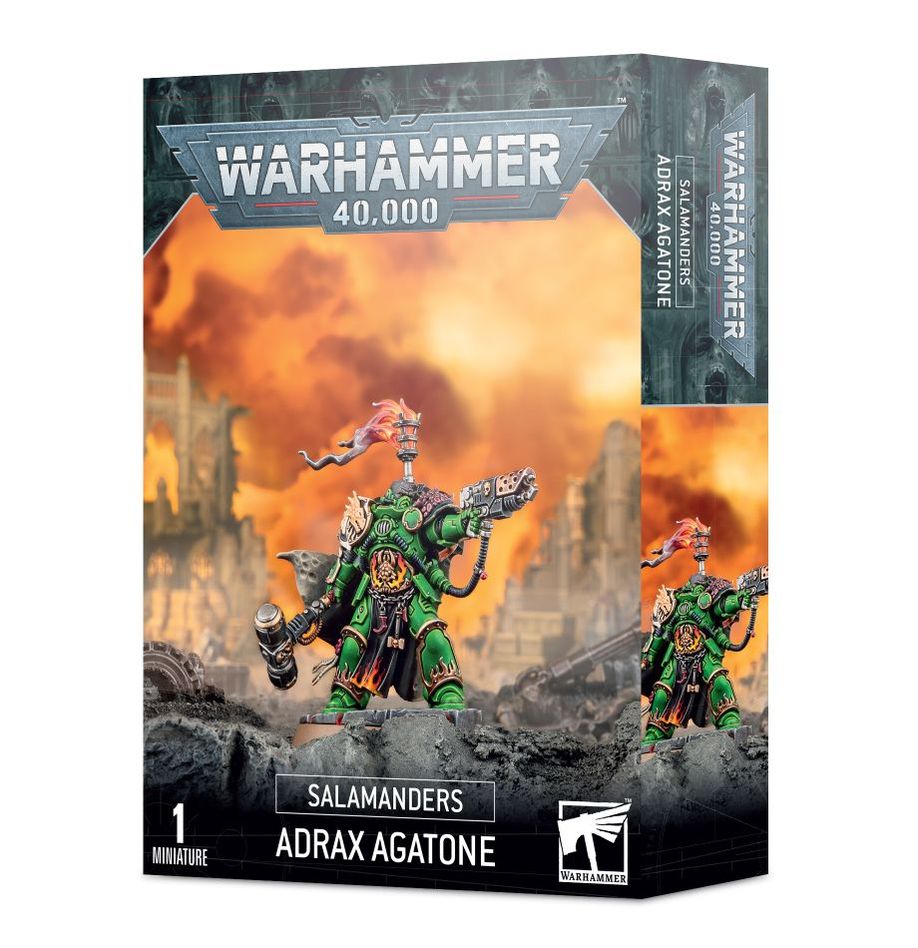 Warhammer 40,000: Space Marines: Salamanders: Adrax Agatone 