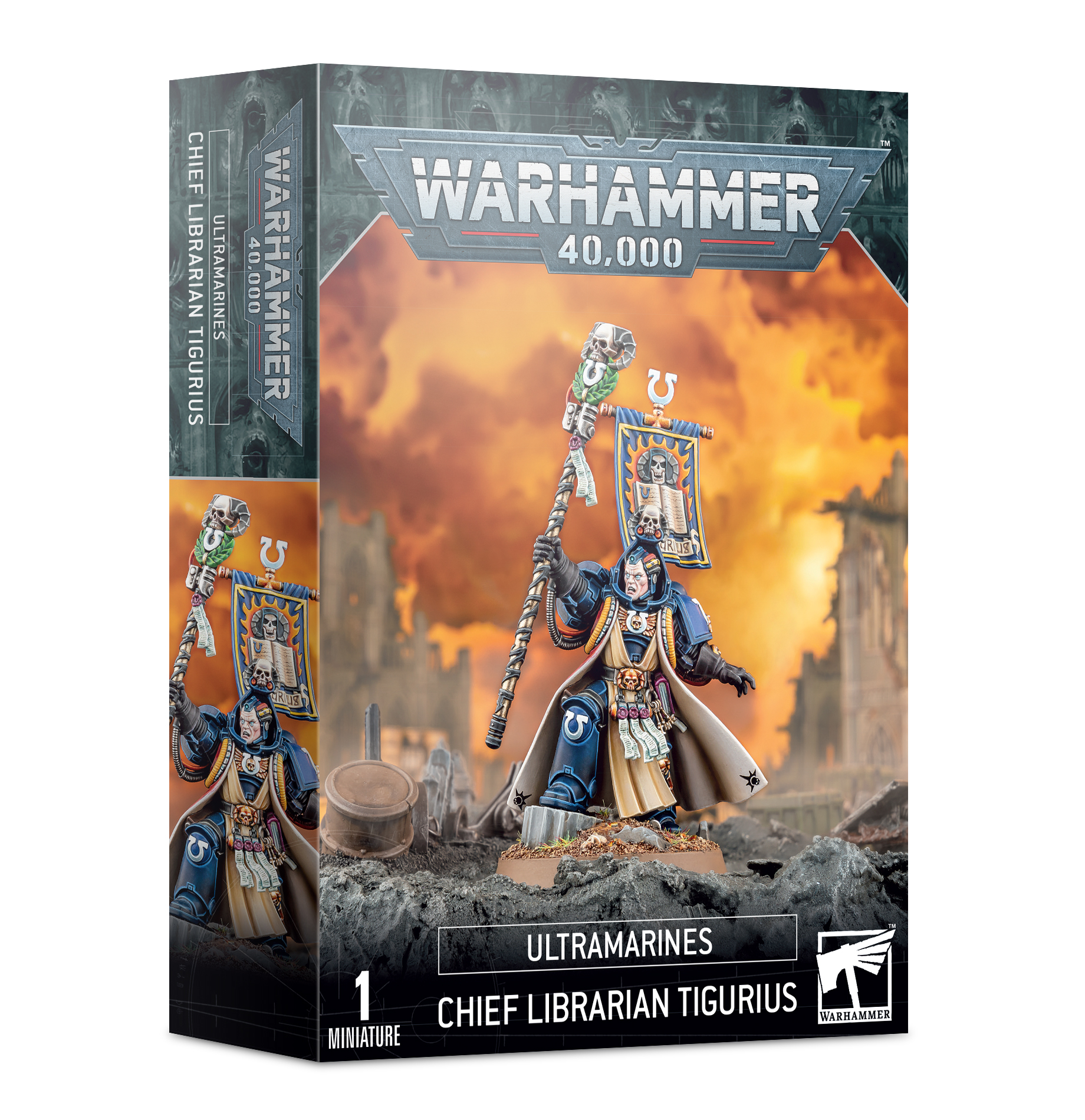 Warhammer 40,000: Space Marines: Ultramarines Chief Librarian Tigurius 