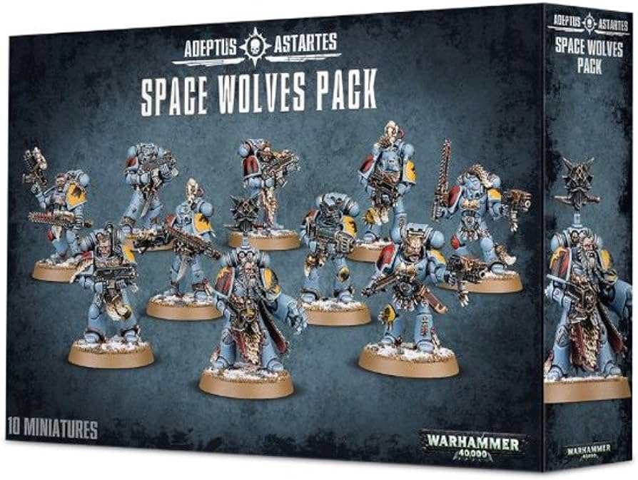Warhammer 40,000: Space Wolves: Grey Hunters Wolves Pack 