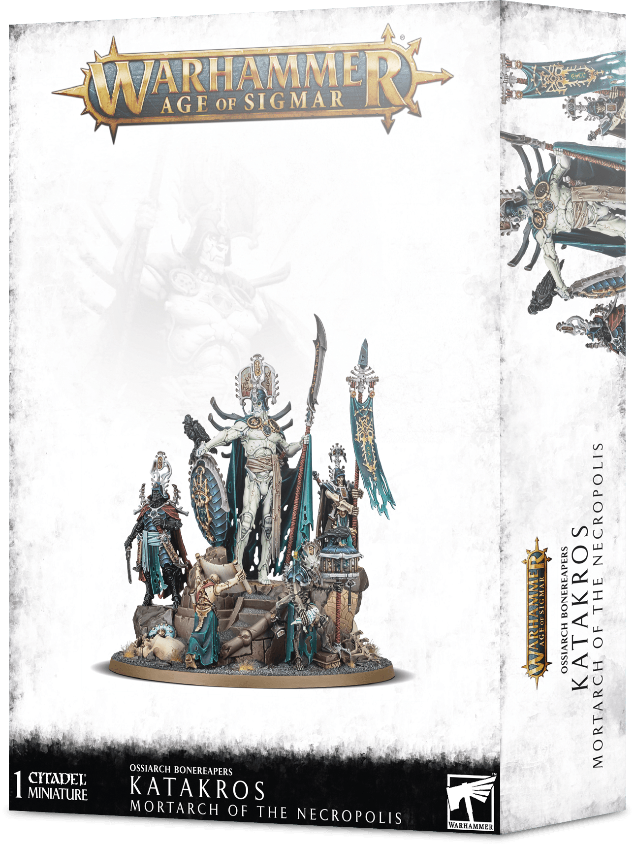 Warhammer Age of Sigmar: Ossiarch Bonereapers: Katakros Mortarch of the Necropolis 