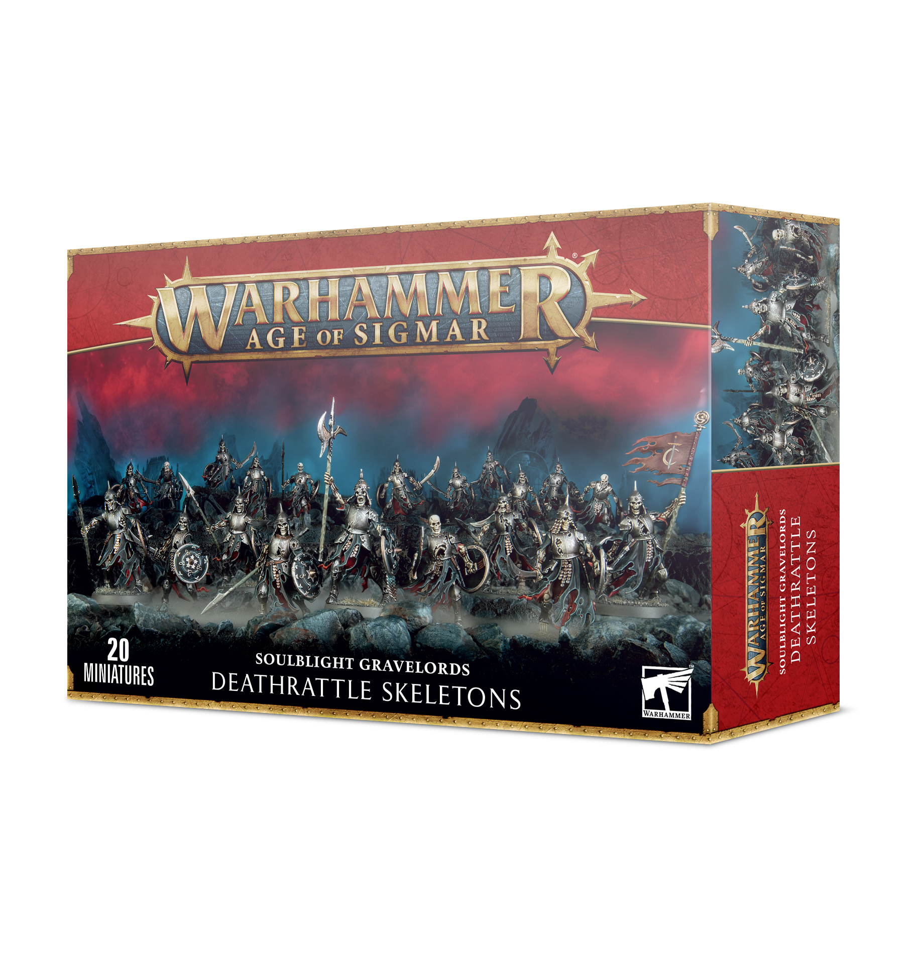 Warhammer: Age Of Sigmar: Soulblight Gravelords: Deathrattle Skeletons 