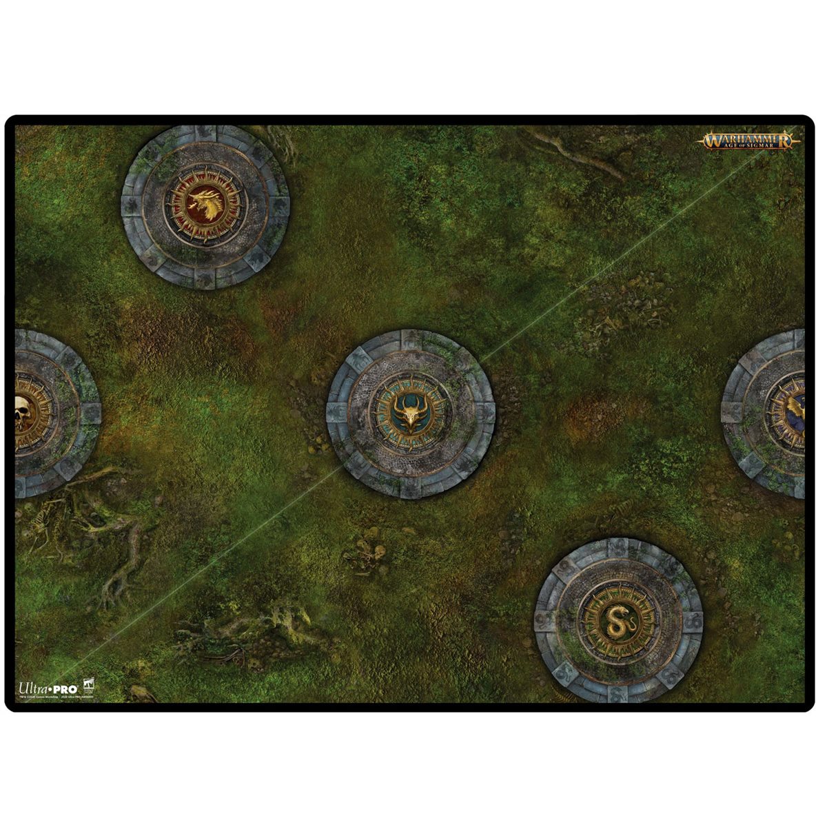 Warhammer Age of Sigmar Battle Mat: Spearhead- Fire & Jade B 