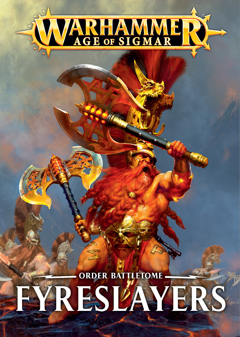 Warhammer Age of Sigmar: Battletome: Fyreslayers (2016 HB) (SALE) 