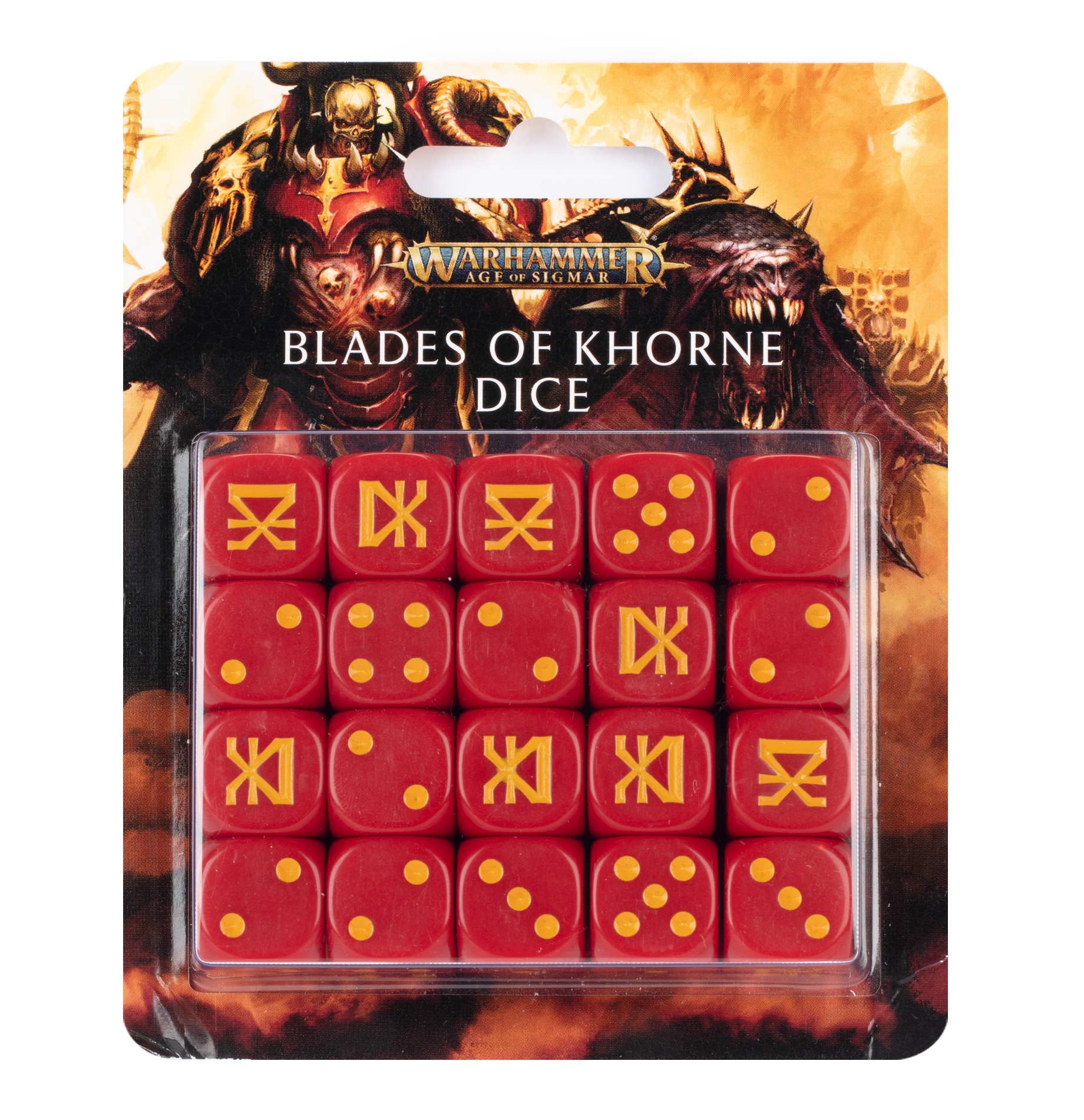 Warhammer Age of Sigmar: Blades of Khorne: Dice Set  