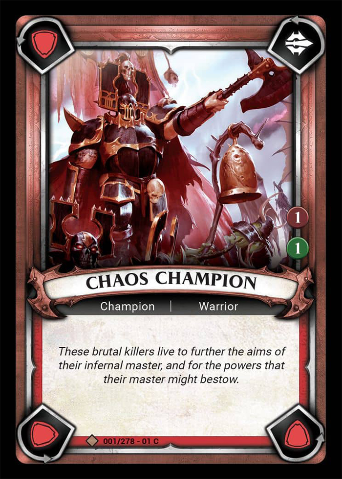 Warhammer Age of Sigmar Champions: 001: Chaos Champion 