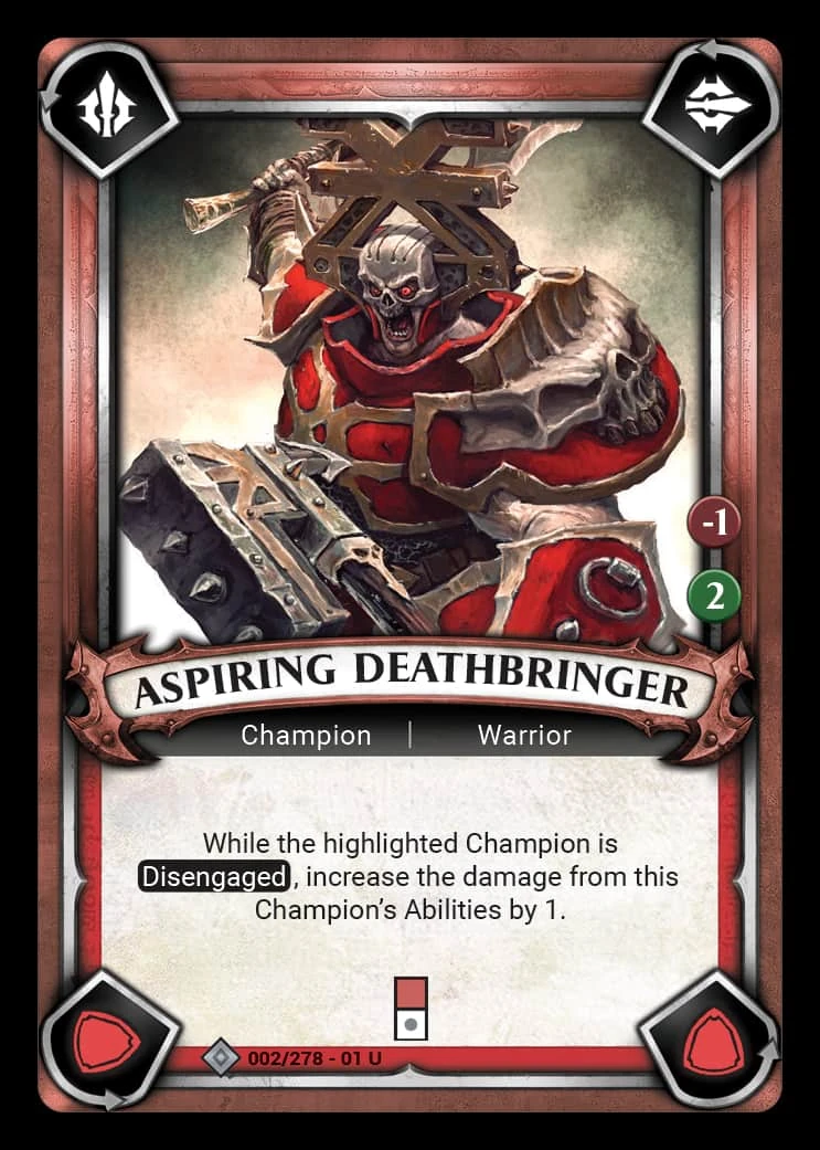 Warhammer Age of Sigmar Champions: 002: Aspiring Deathbringer 