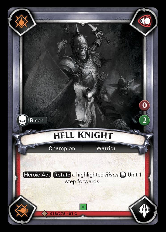 Warhammer Age of Sigmar Champions: 018: Hell Knight 