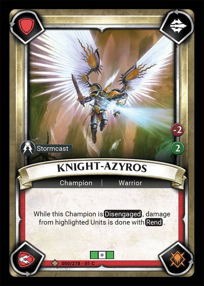 Warhammer Age of Sigmar Champions: 050- Knight-Azyros 