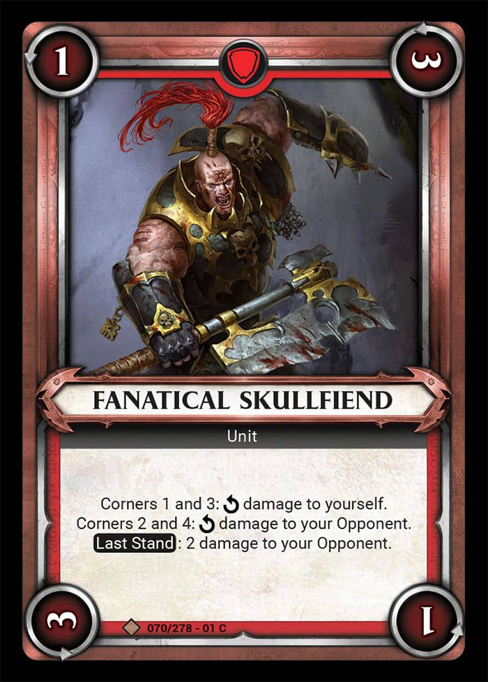 Warhammer Age of Sigmar Champions: 070: Fanatical Skullfiend 